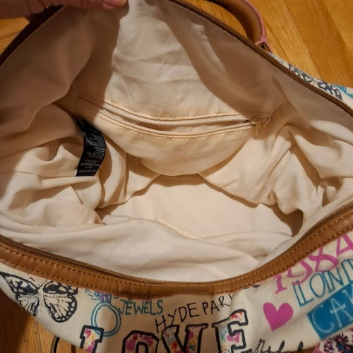 Large multicolor handbag like new