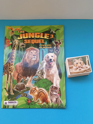 Άλμπουμ Jungle 3 με 312 αυτοκόλλητα και δώρο άλμπουμ κόσμος του βυθού