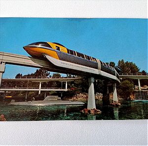 Vintage post card 1970 Tomorrowland California