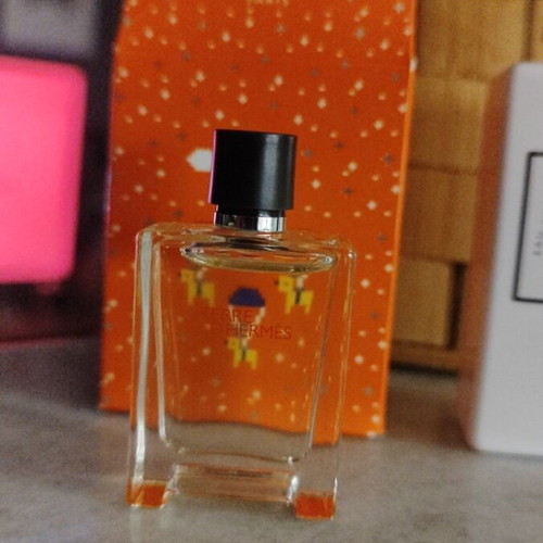 Hermes Set Perfume Terre d'Hermes 5 ml and Body Lotion Eau des Merveilles new