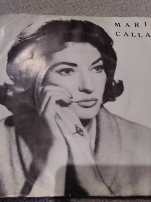 Maria Callas 45 RPM vinyl records used, set of 3