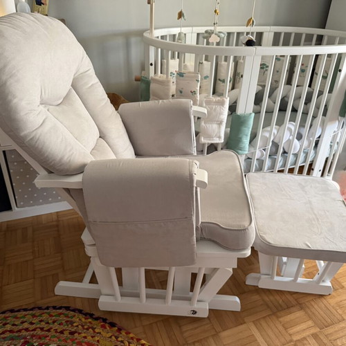 Sofia Nursing Chair White Neonato like new