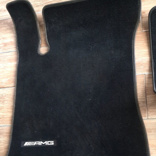 Mercedes V177 genuine velvet floor mats like new with AMG logo