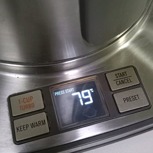 AEG digital kettle inox used