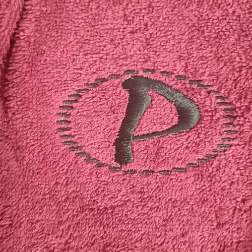 Palamaiki men's bathrobe XXL new, Red Plum