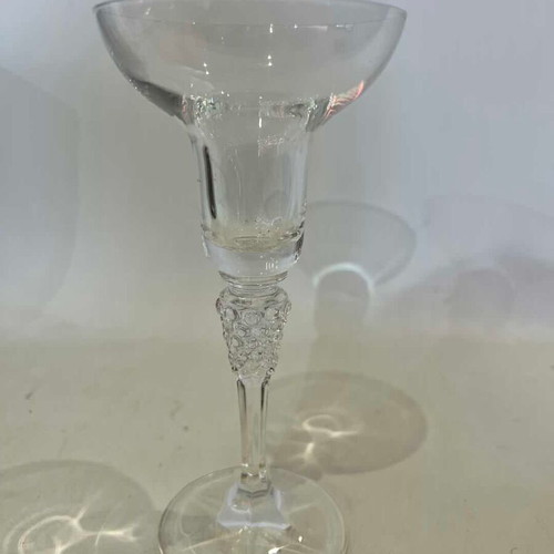 Vintage Cristallerie Zwiesel Solitair Crystal Candlestick 17.5x8