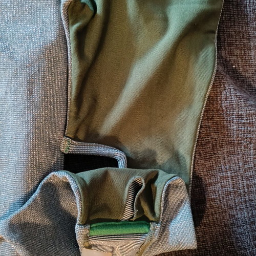 Lurex bikini swimsuit medium size iridescent green used