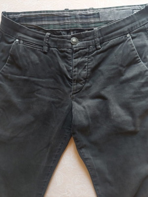 Chino Staff Jeans pants used, dark olive, size 31 US (M)