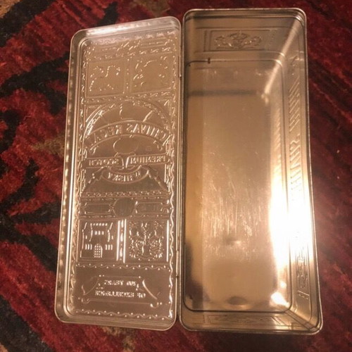 Chivas Regal metal collectible box like new vintage 30 years old