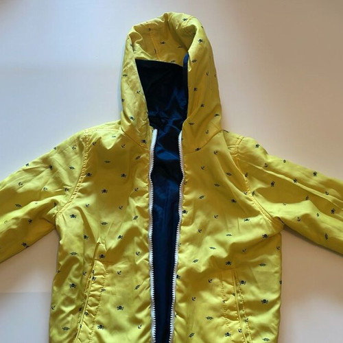 Zara reversible windbreaker jacket for kids size 8