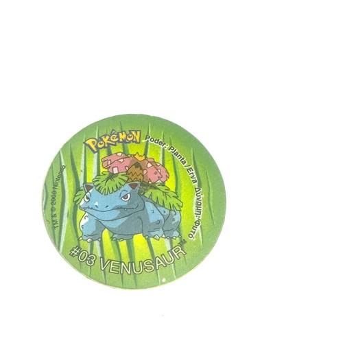 Pokemon tazos tags #03 Venusaur like new