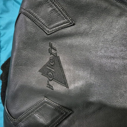 Roleff leather motorcycle suit with ixs pants like new