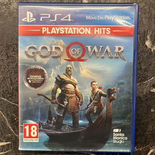 God of War PS4 game used, Greek edition
