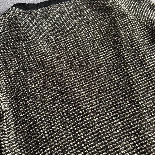 Max Mara open-front knitted cardigan black and white like new, size M