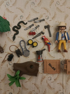 Playmobil Safari 3018 σετ παιχνιδιού μεταχειρισμένο χωρίς τζιπ