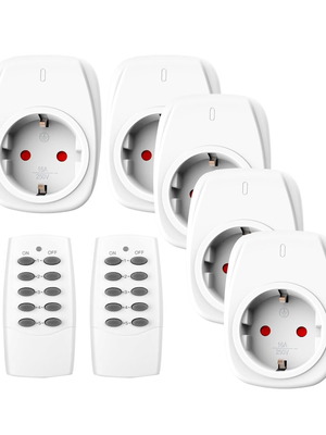 HBN wireless remote control sockets 5 pcs 230V 16A 3680W