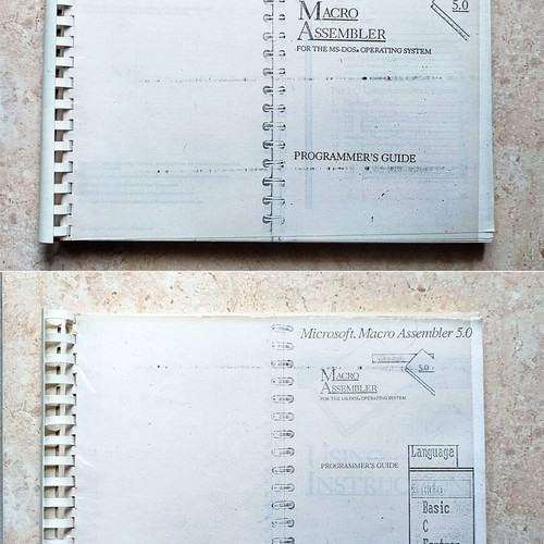 Assembly programming books used, pack of 4 in Greek