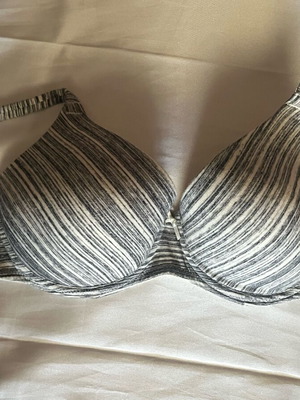 Marks & Spencer bra size 75C like new, cotton, black and grey