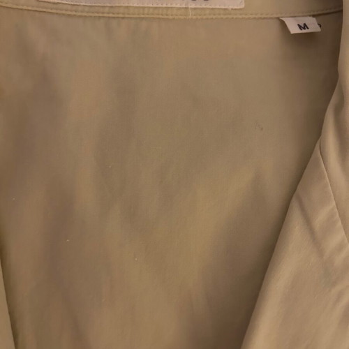 Robert Friedman Sophisticated Shirt M Beige cotton like new