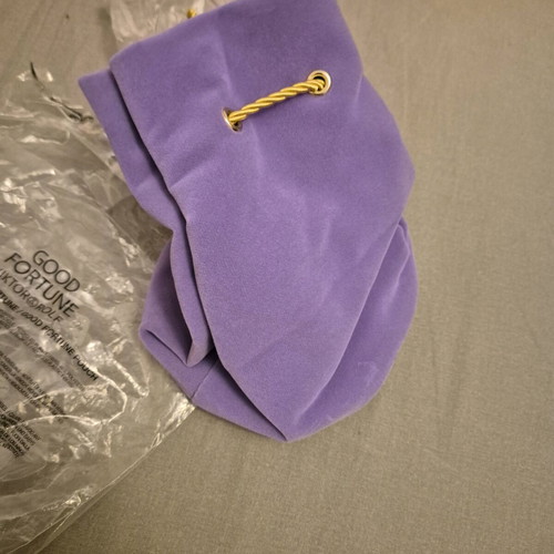 Viktor&Rolf pochette purple velvet pouch new