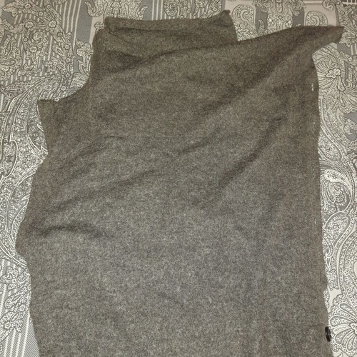 Alexander McQueen dress used, sleeveless knitted shirt dress gray