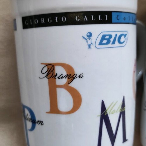 Κούπες BIC vintage Giorgio Galli collection σαν καινούργιες, 2 τεμάχια