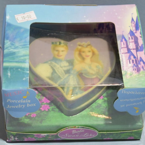 Porcelain Barbie Jewelry Box model 3 new in box