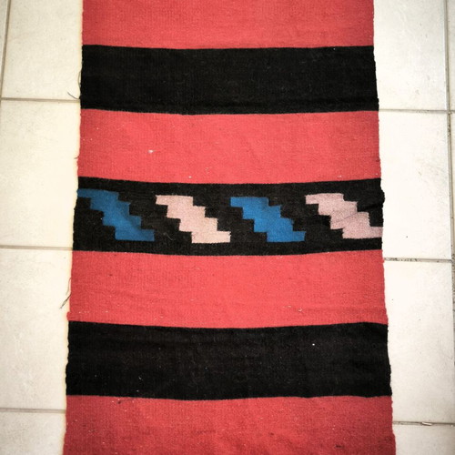 Traditional Woven Runner 60cm x 3.20m like new