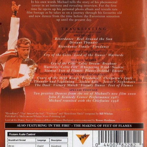 Michael Flatley Gold DVD used, with subtitles