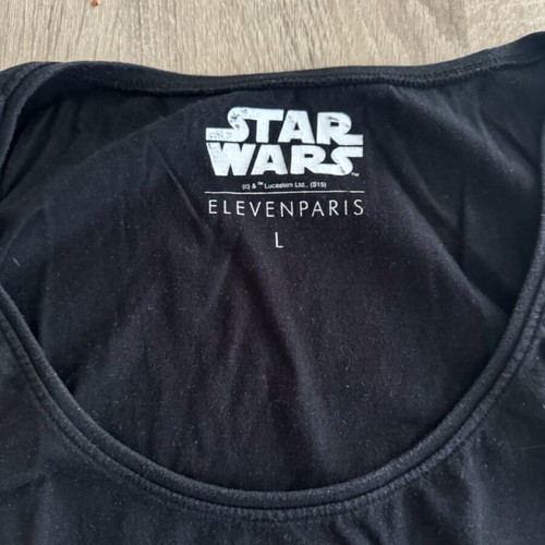 Star Wars sleeveless shirt Eleven Paris used, size L, black