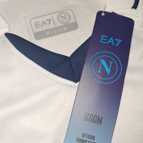 EA7 SSC Napoli White Away Third Jersey new, size M
