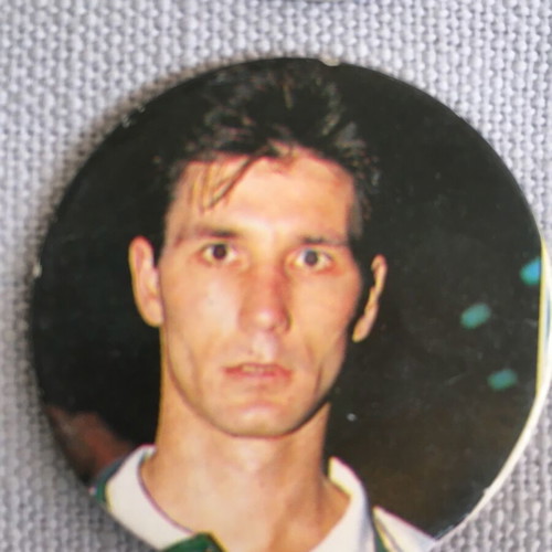 Old school football star badges used, Panathinaikos 90s, pack of 4