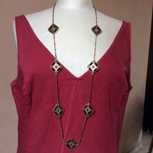 Fo Bijou necklace used, length 100 cm