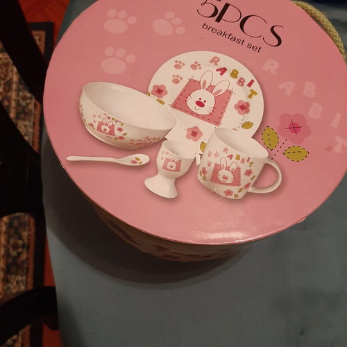 Children's dinner set for girl new in box