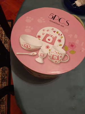 Children's dinner set for girl new in box