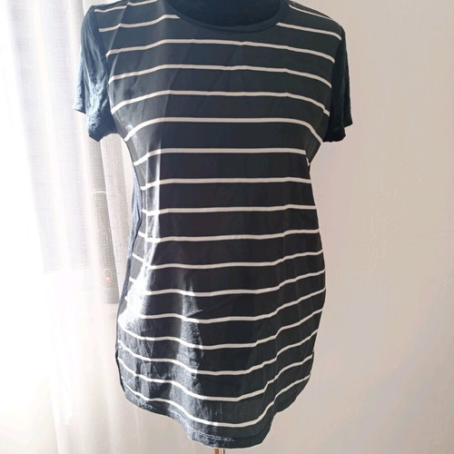 Ralph Lauren striped black and white top like new, size XS/S