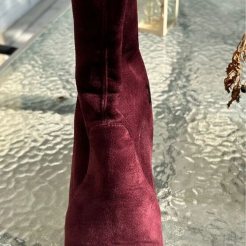 Gianna Kazakou ankle boots burgundy size 39 like new