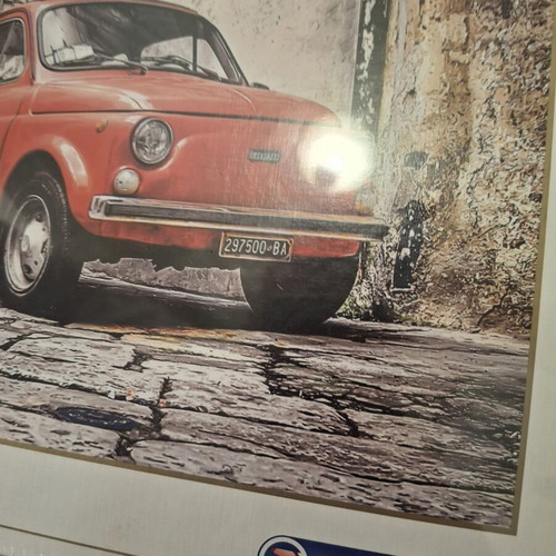 Clementoni Puzzle 500 Pieces New Red Fiat 500