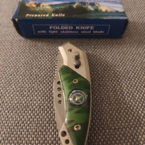 U.S.A Folded Blade Stainless Steel 14cm Like New