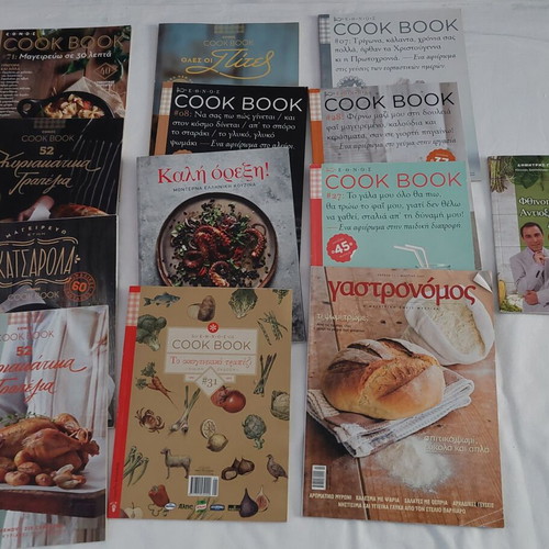 Cooking magazines new, pack of 12 plus 1 diet ORAC gift