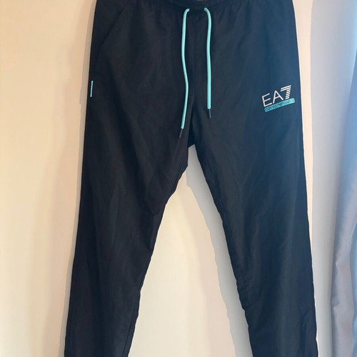 Emporio Armani tracksuit size M like new, black and turquoise