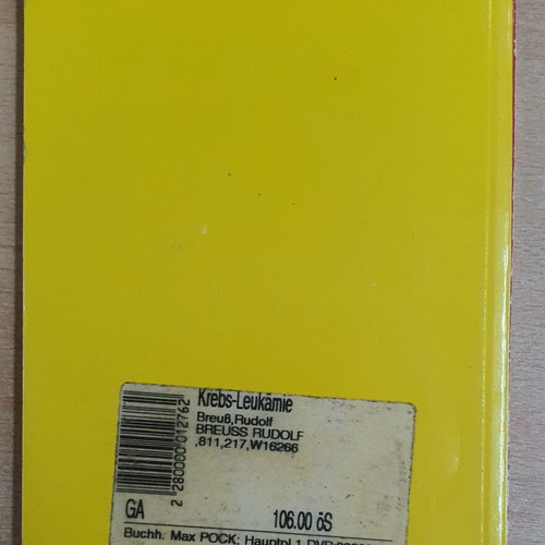 Krebs - Leukamie book used, Greek language