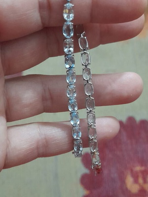 Bracelet rosetta thin women's with turquoise stones new