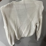 White knitted cardigan, size M