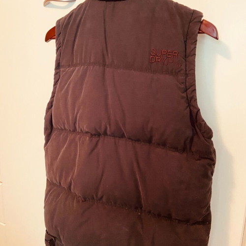 Superdry Academy Gilet brown size L like new