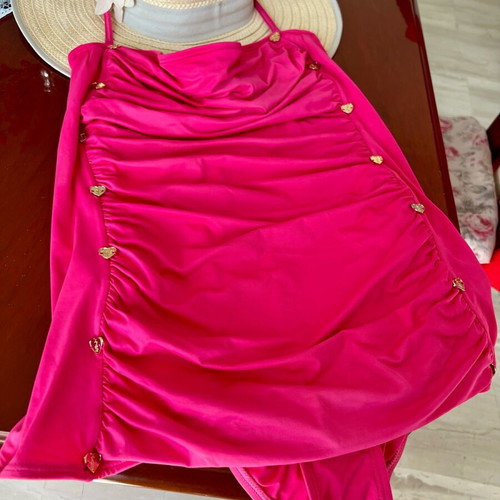 Juicy Couture fuchsia swimsuit like new, size XL