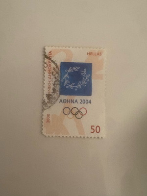 Collectible stamp Olympic Games Athens 2004 new