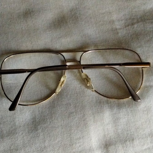 Vintage Aviator Eyeglass Frame gold, like new, size 56