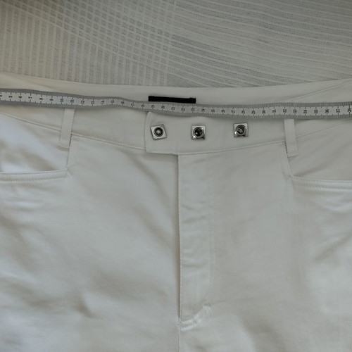 Lecomte white pants new, size 44, cotton blend