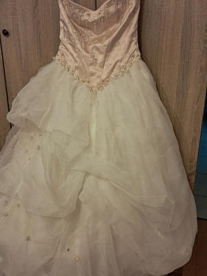 Wedding dress beige, like new